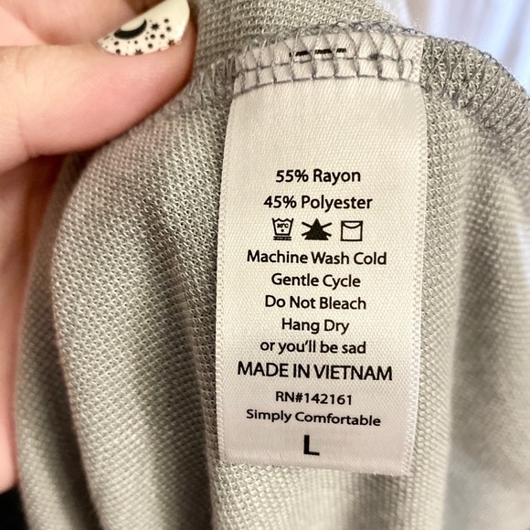 NEW Lularoe Grey Carly L - Picture 5 of 5